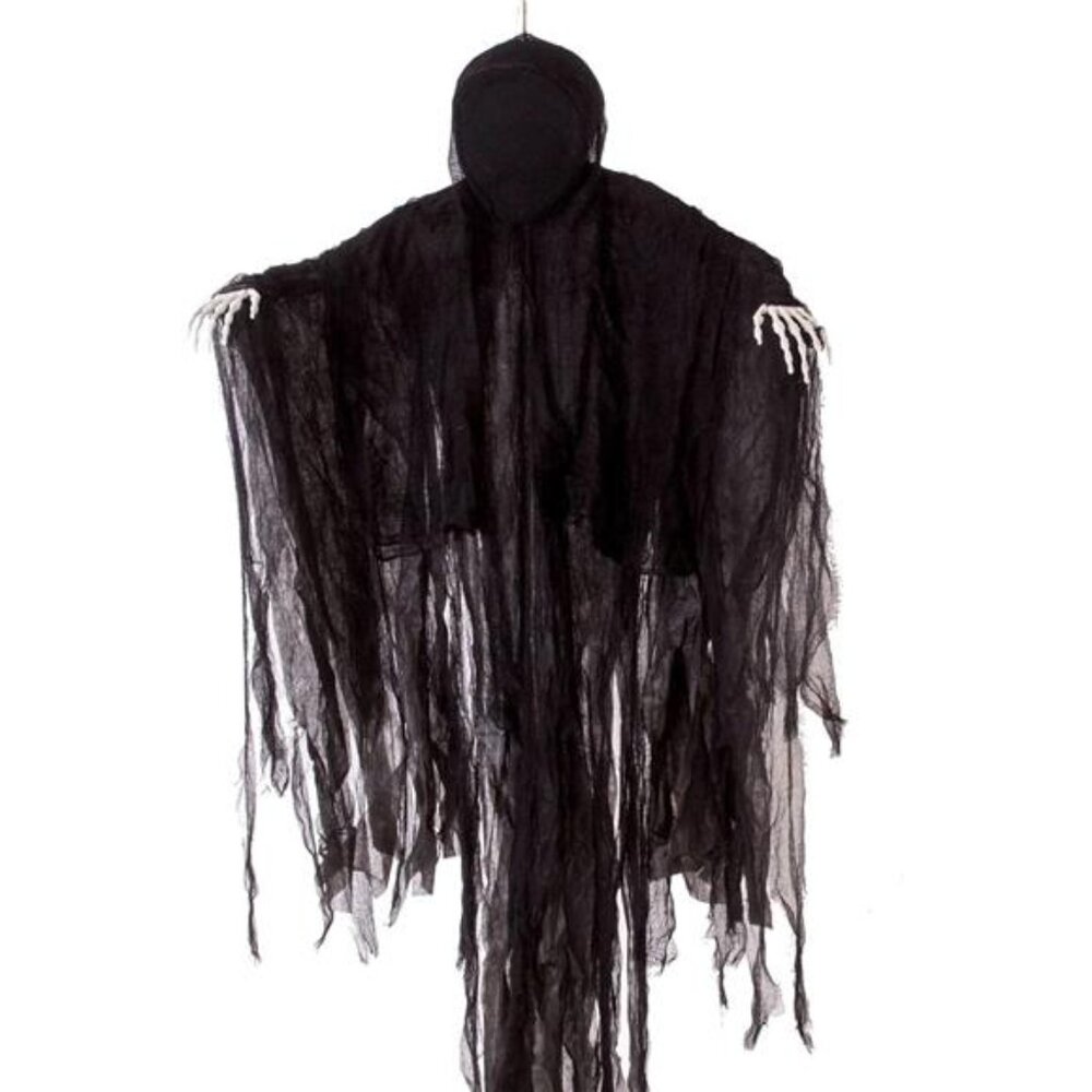 New 63” Halloween Decorations Outdoor Grim Reaper,Dark‎ Faceless Hanging Ghost